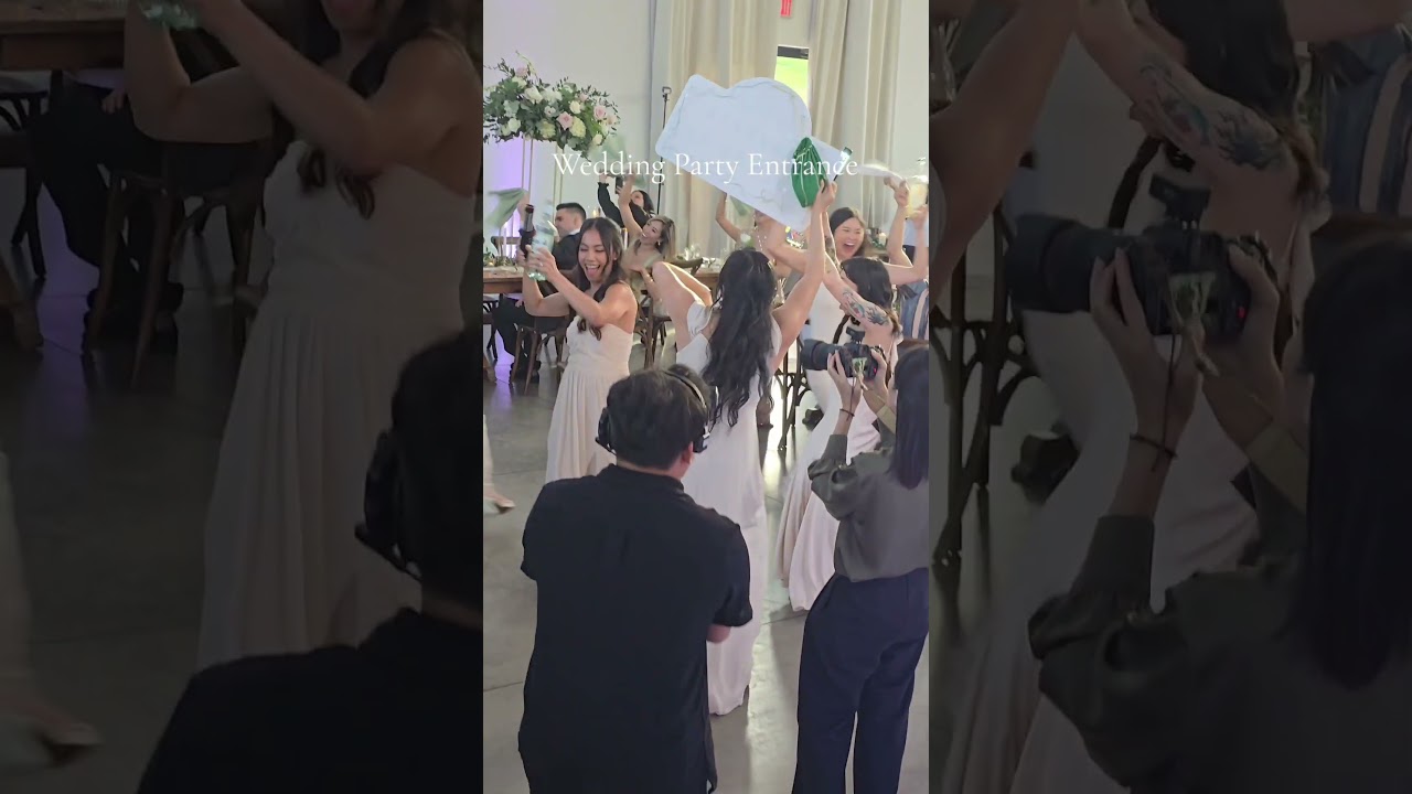 Wedding Party Entrance ideas: Enter like a club bottle service! #wedding