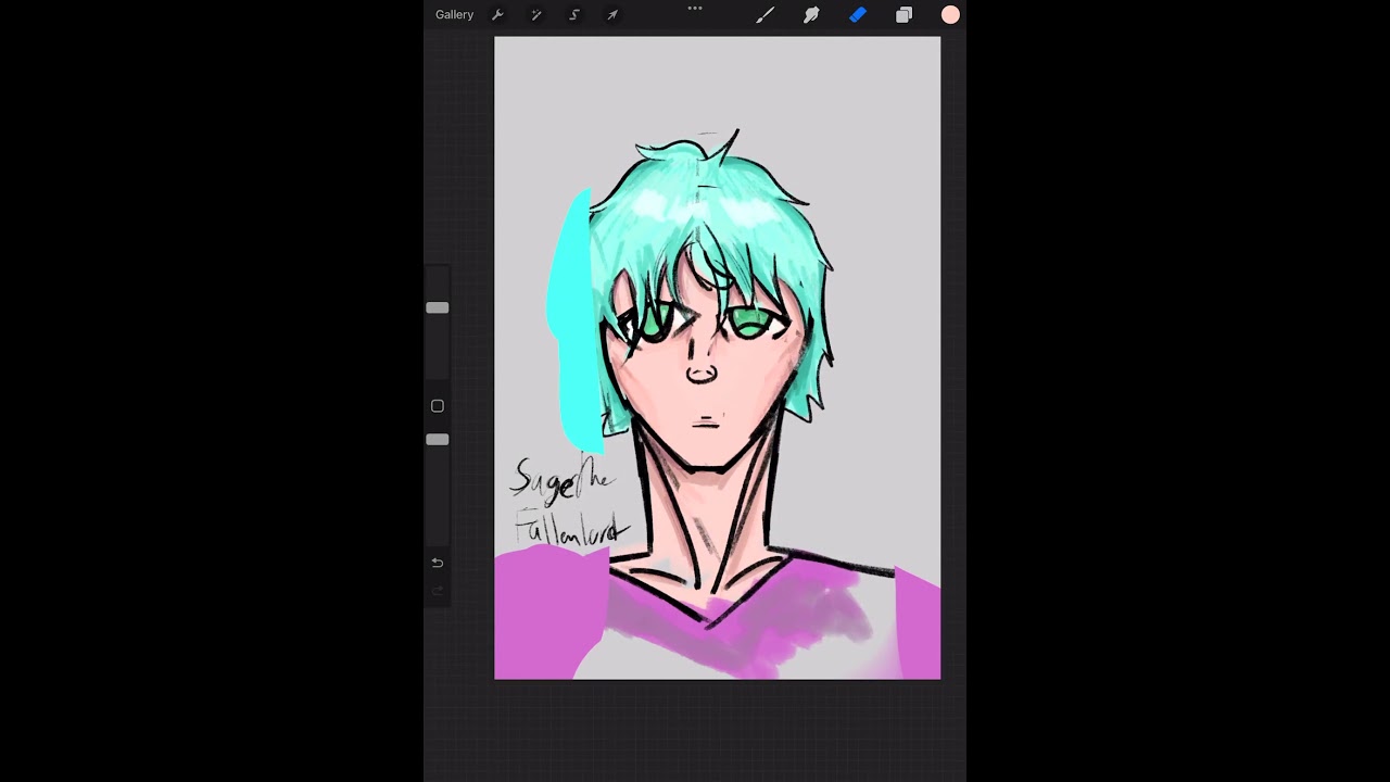 Just a sketch because it&rsquo;s been forever since I&rsquo;ve done digital #art #fyp