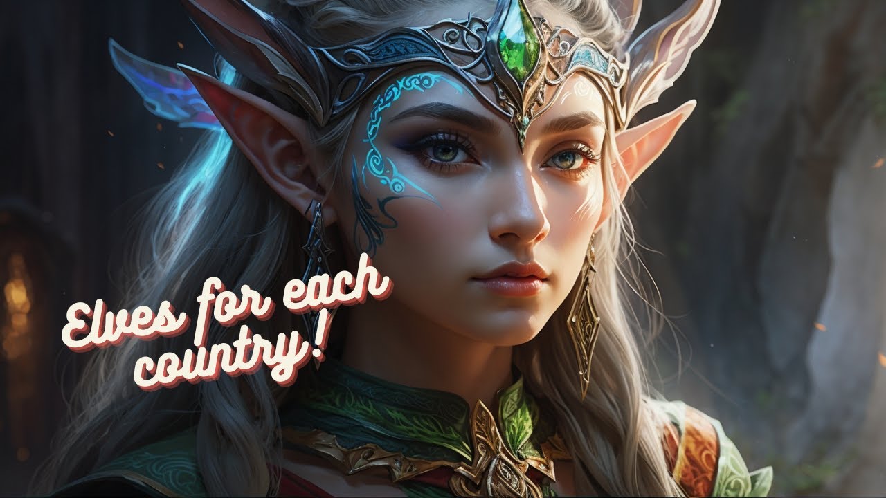 I Ask AI To Create Elves for Each Country! (Journey To The Elven Realms!)