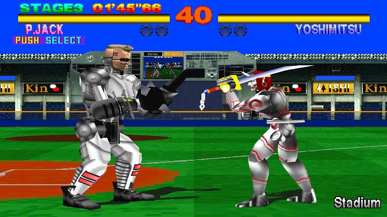 Tekken 1 [PS1] - play as P.Jack