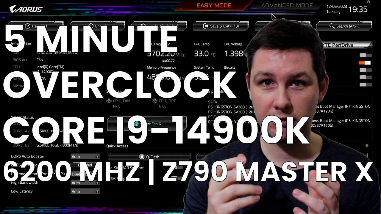 5 Minute Overclock: Core i9-14900K to 6200 MHz