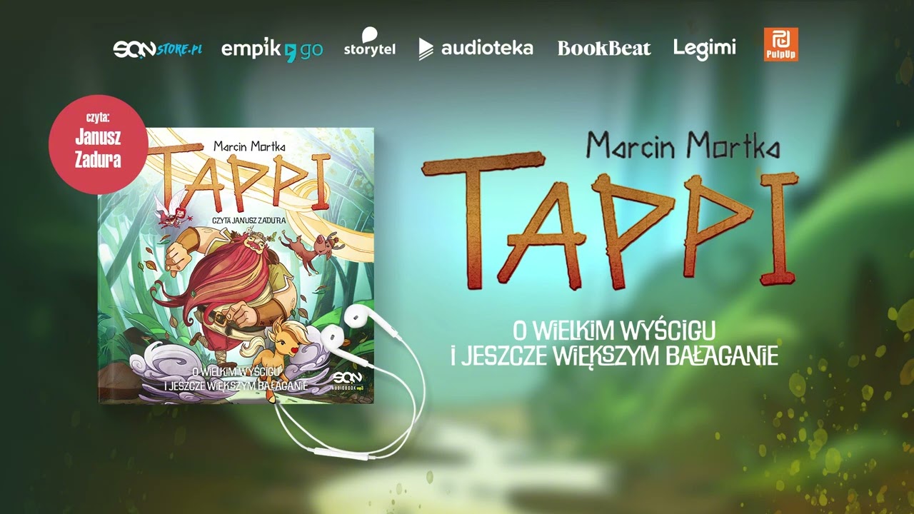 🎧"Tappi. O wielkim wyścigu i jeszcze większym bałaganie" - Marcin Mortka - audiobook już dostępny