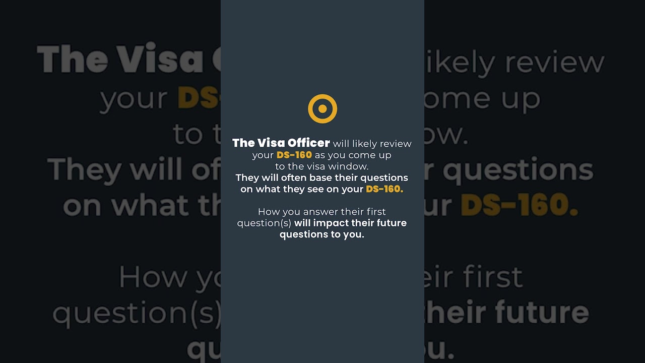 What will the Visa Officer think of your DS-160? J-1 visa applicant