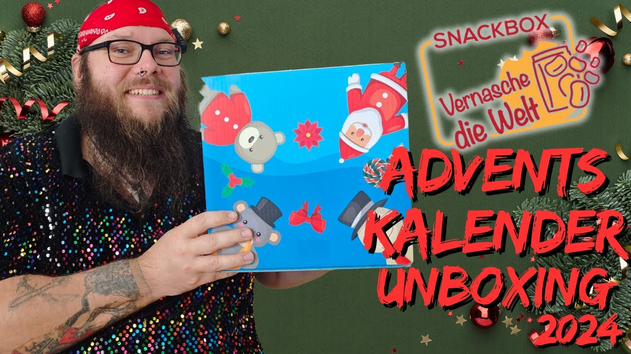 Vernasche die Welt - Adventskalender 2024 - Unboxing & Taste-Test
