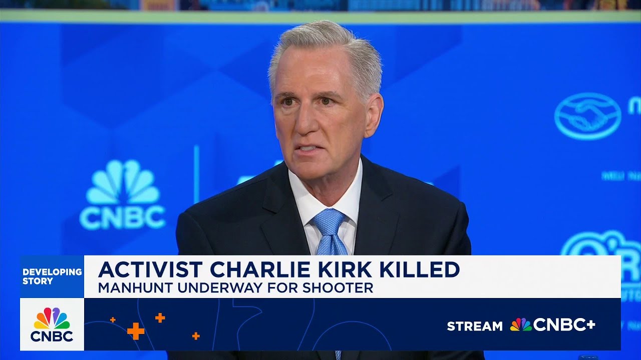 Former House Speaker Kevin McCarthy on Charlie Kirk shooting: We cannot normalize this