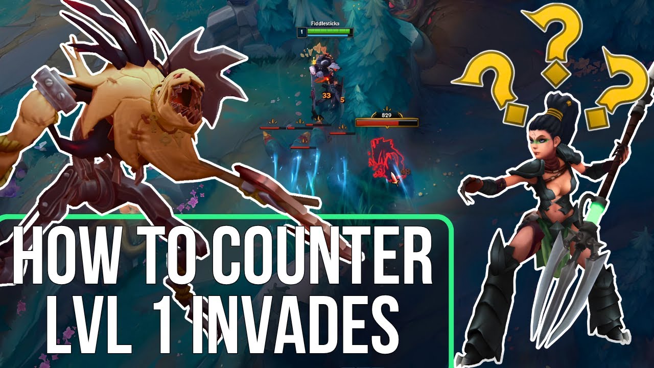 NEVER DIE TO INVADES! How Fiddlesticks Counters EARLY INVADERS