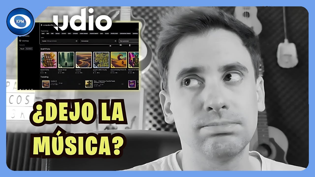 UDIO: ¿La IA que SUSTITUIRÁ a los Músicos? 🤯 (Probamos el Generador Musical)