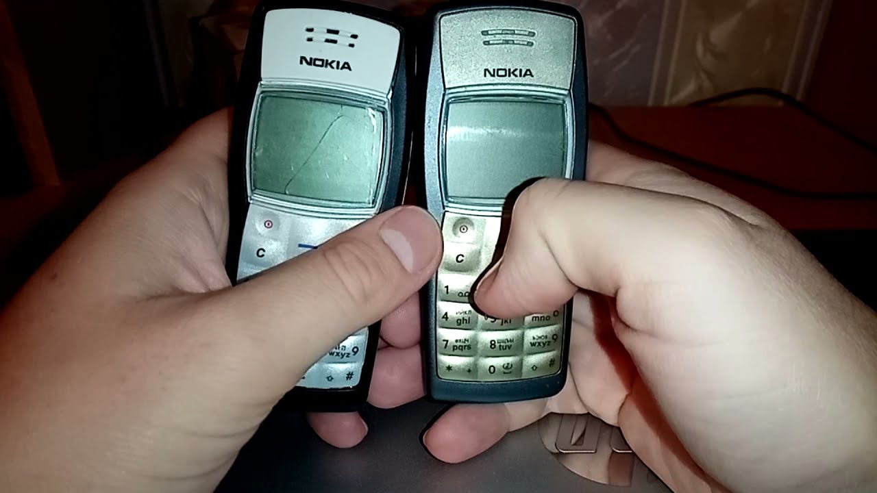 Сравнение Nokia 1100 (2021 г, Китай) и оригинальной Nokia 1101 (~ 2003-2007)