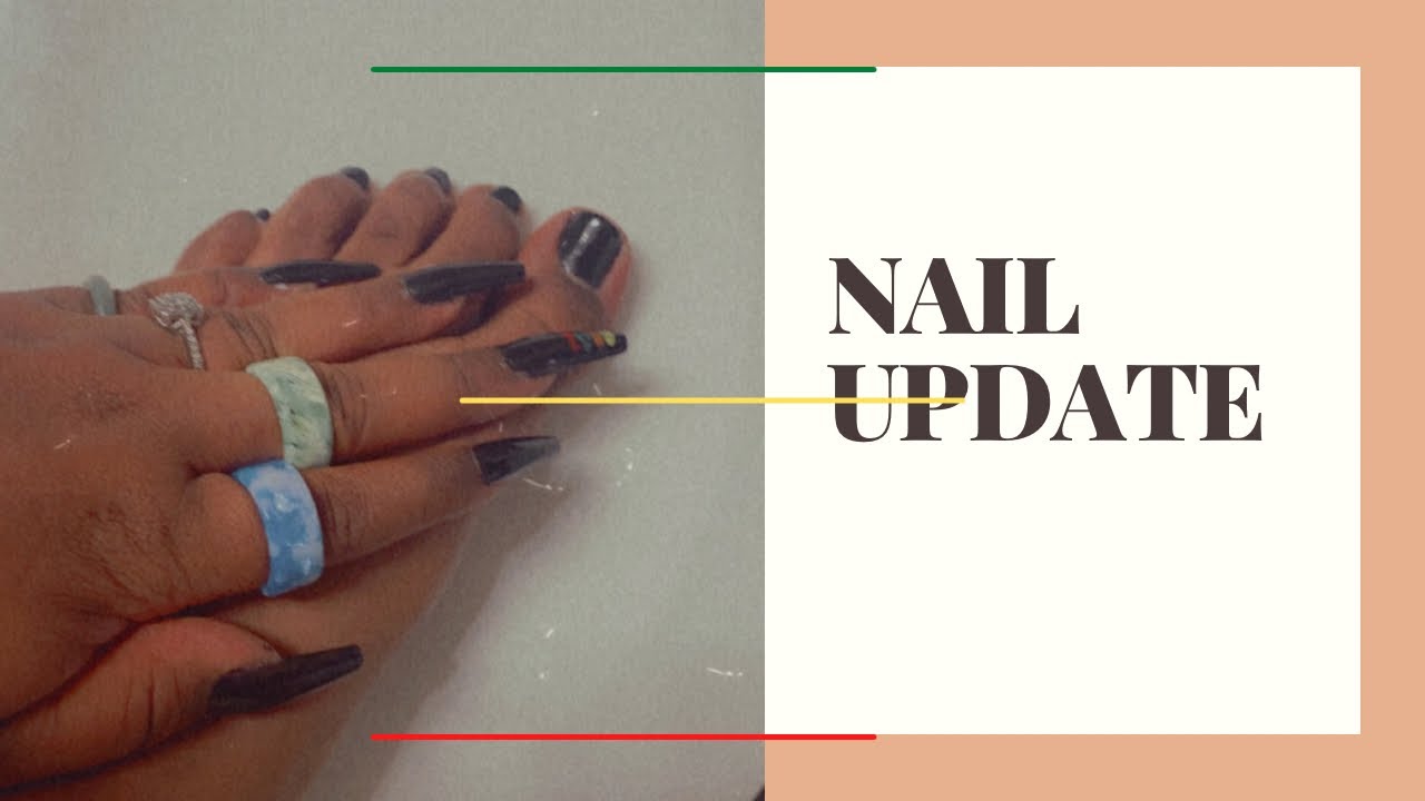 Nail update: Do I still use Gorilla Glue? DIY Holiday themed nails