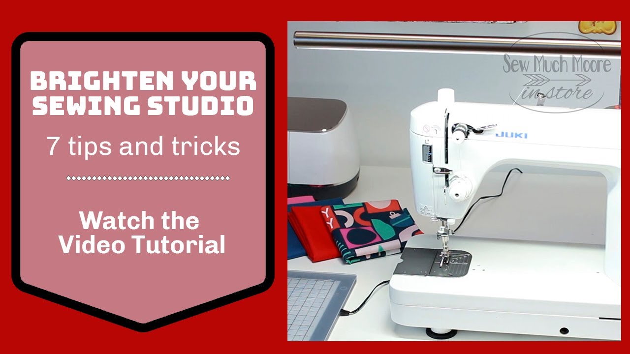 7 tips to brighten your sewing studio