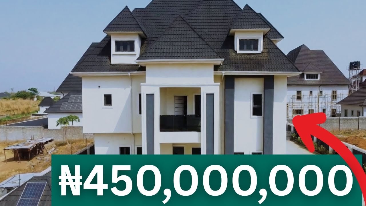 I Toured a ₦450M 7 Bedroom LUXURY DUPLEX + Penthouse and Here's What I Found