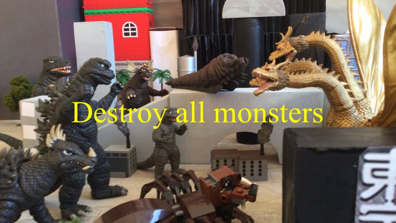 Destroy all monsters stop motion