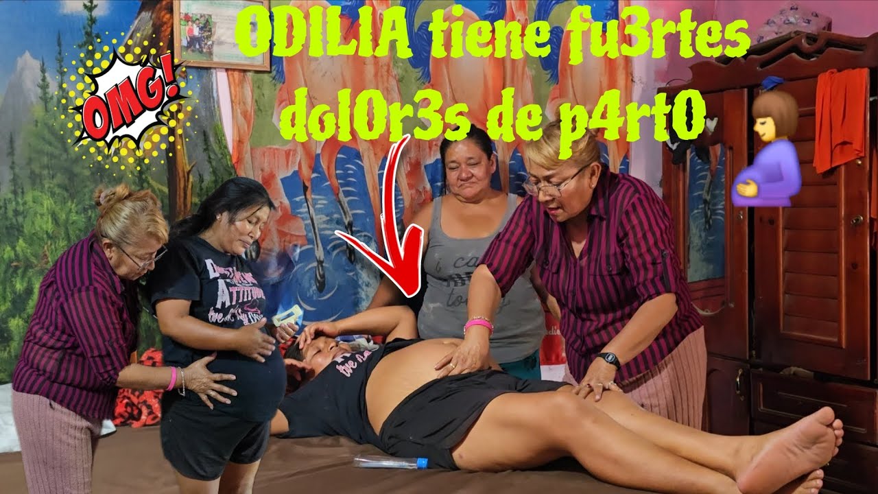 Dios mío ODILIA🤰 tiene fuertes d0lor3s de p4rt0 ya pronto nacerá su b3bé 
