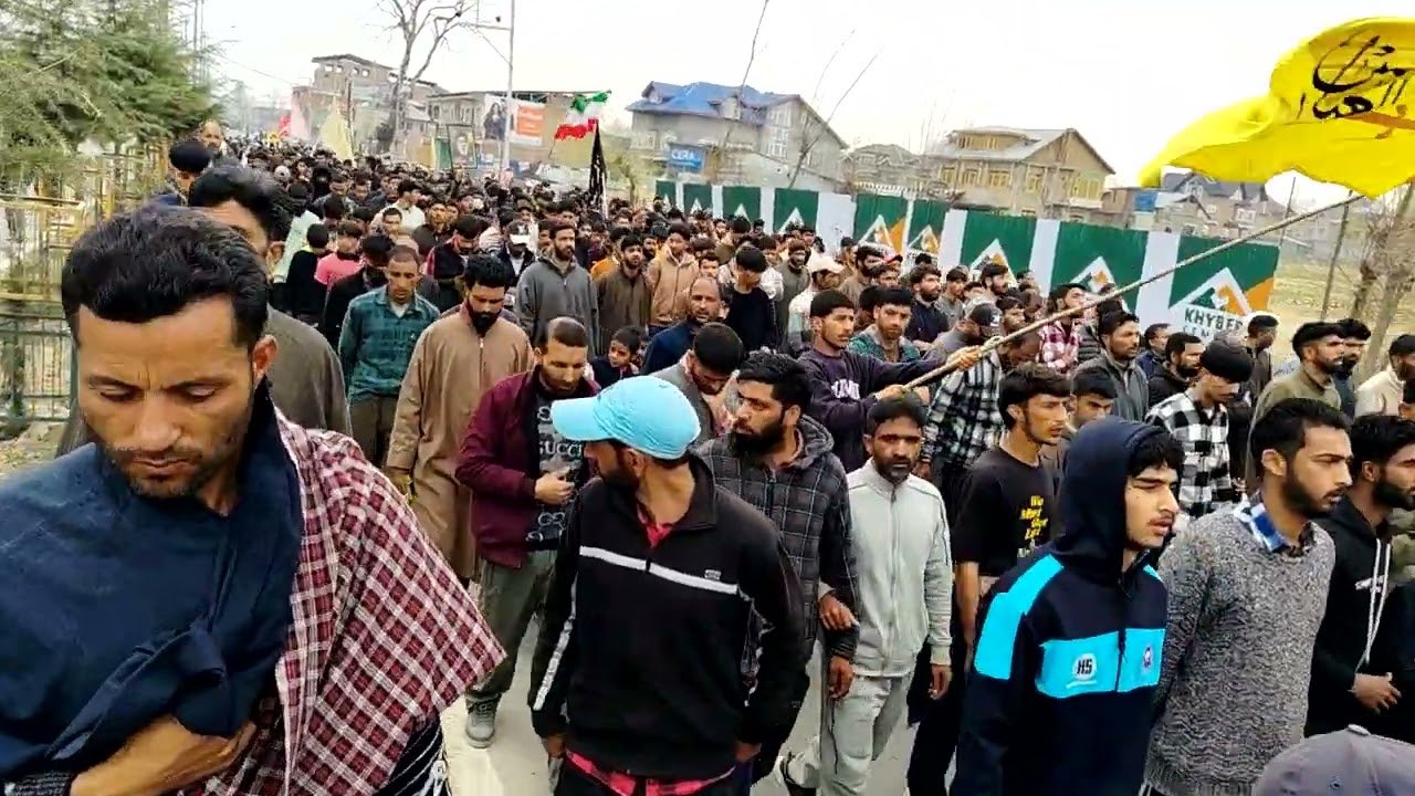 04 مارچ ریلی آرمپورہ تا ماگام ۔ رہبر کے فرمان پر جان بھی قربان ہے ۔۔