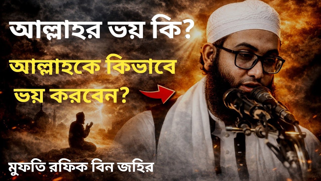 আল্লাহর ভয় কি?  আল্লাহকে কিভাবে ভয় করবেন?  মুফতি রফিক বিন জহির | New waz 2026