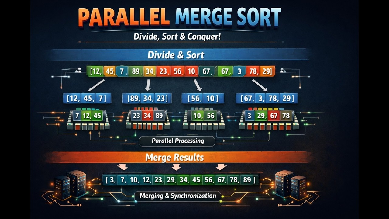 Specific Algorithms like Parallel Merge Sort in Parallel Algorithm Design Principles and Programming
