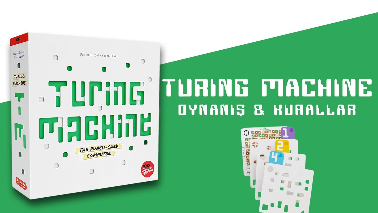 TURING MACHINE - KURALLAR - OYNANIŞ... ÇOK İYİ TASARLANMIŞ KUTU OYUNU