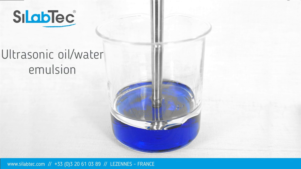 SinapTec - Emulsion ultrason // Ultrasonic emulsion