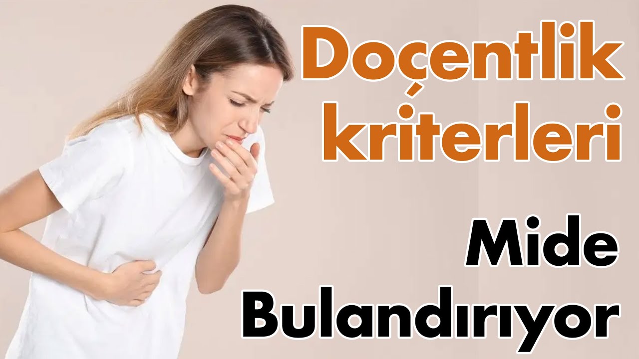 Doçentlik Kriterleri Mide Bulandırıyor - Sizce de öyle mi? Problem nerede?