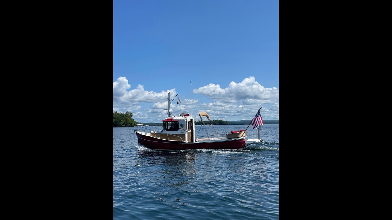 Going to  a wedding in my Ranger Tug 21 on  Lake Winnipesaukee at Church Landing