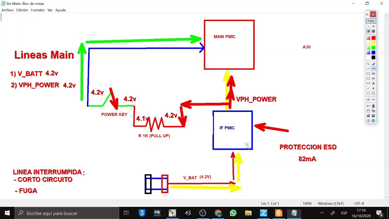 SAMSUNG A30 no enciende!!! Línea principal de alimentación VPH_POWER interrumpido.