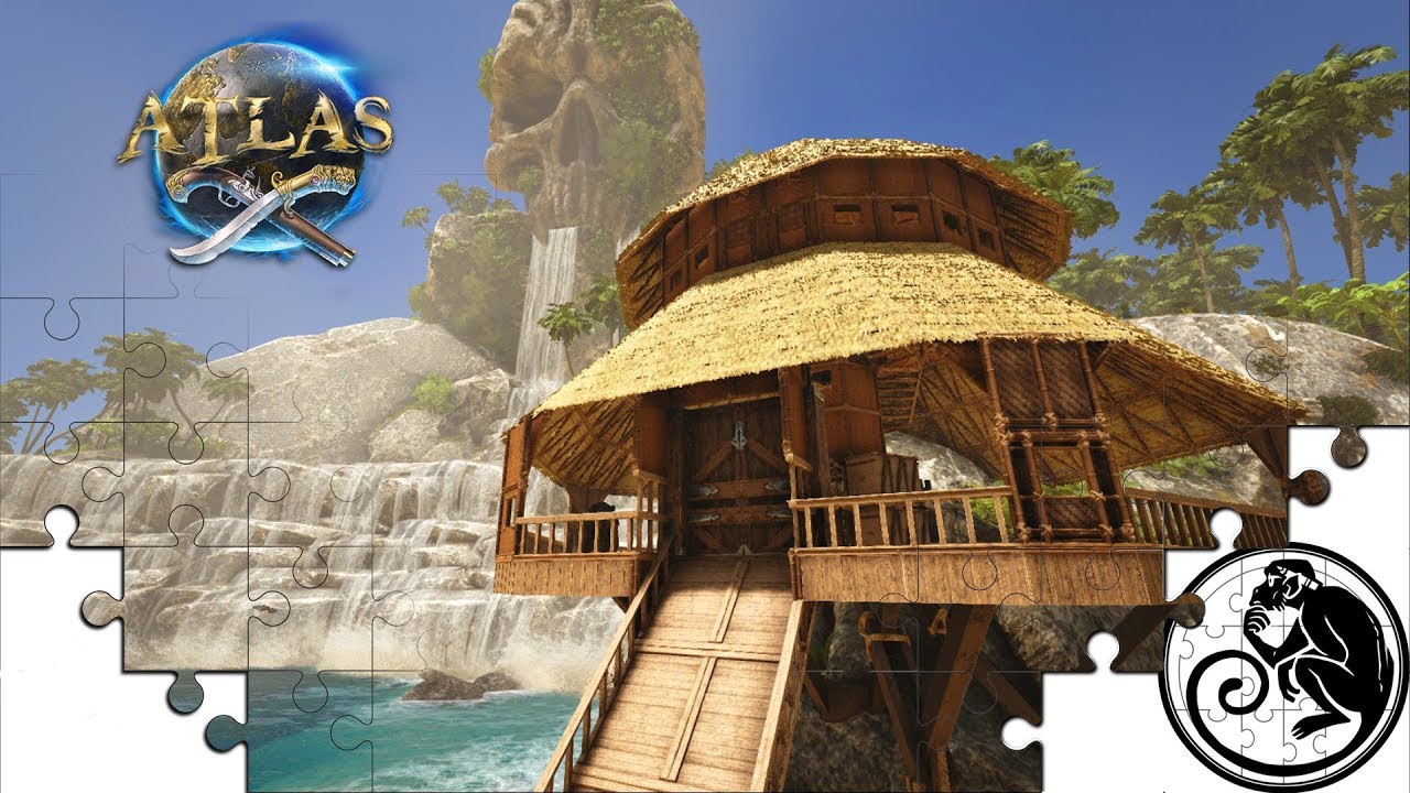 Atlas Building Showcase - PVE Monkey Cabana - S2 Ep9 - IronGeeks Server