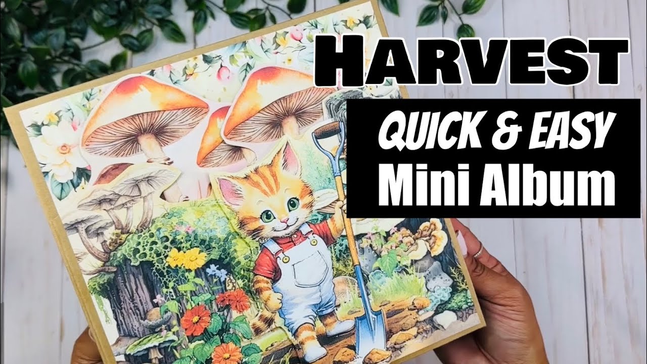 Harvest Mini Album 🍄‍🟫 Easy layouts!
