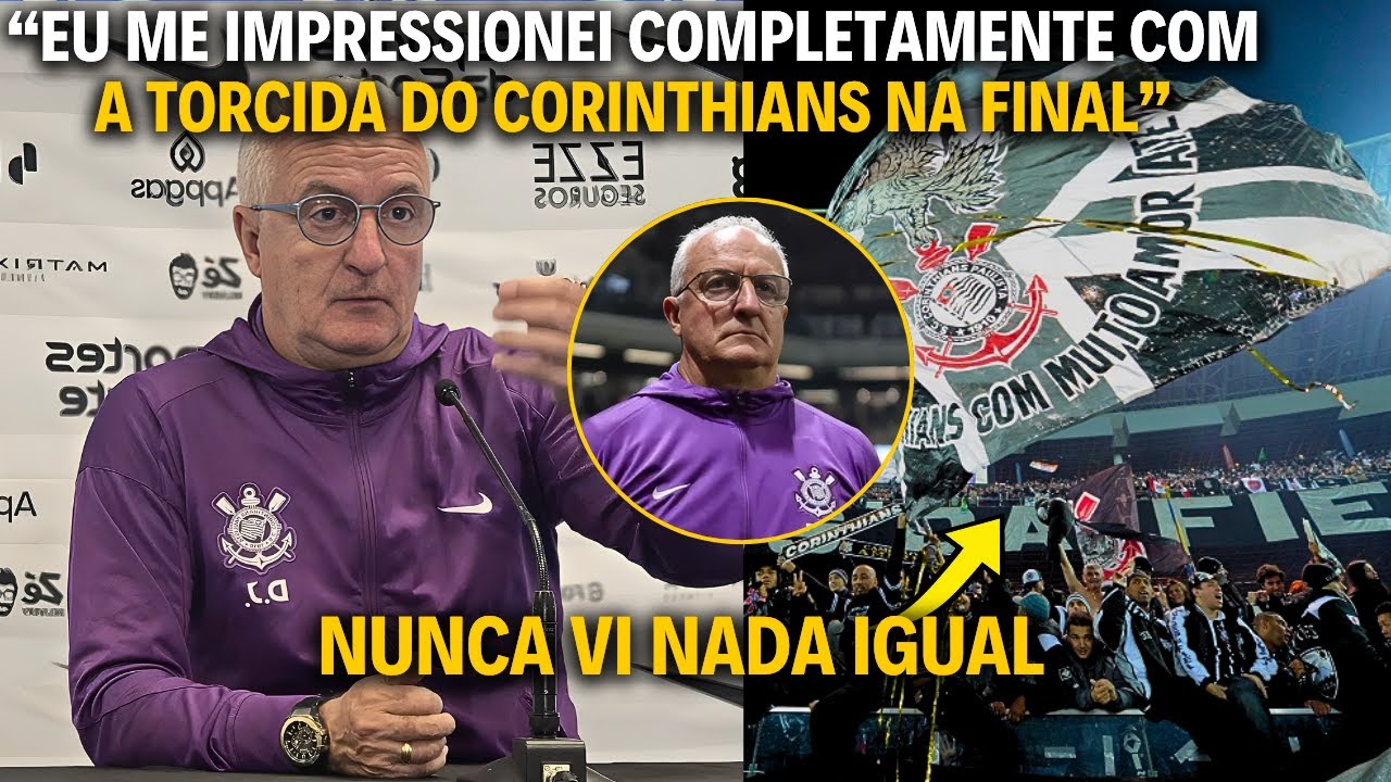 🔥NÃO TEM COMPARAÇÃO! TÉCNICO DORIVAL JR SE RENDE A TORCIDA DO CORINTHIANS APÓS A FINAL DA SUPERCOPA!