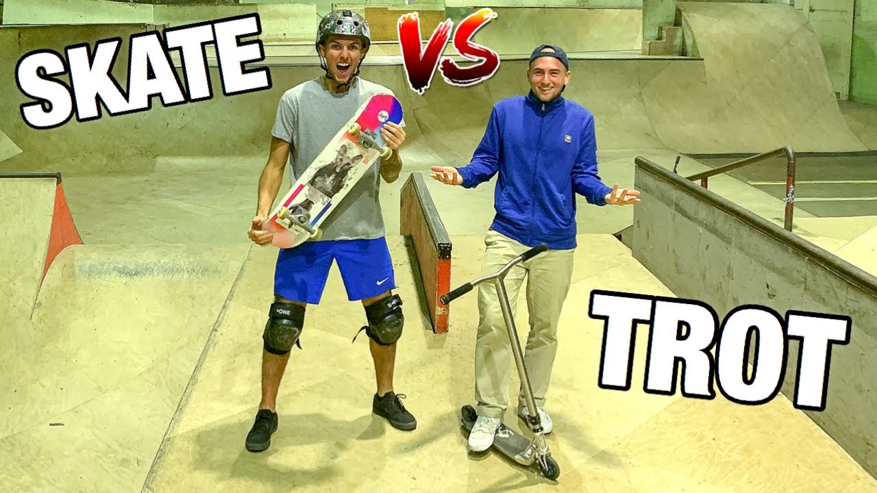 ON ÉCHANGE NOS SPORTS ! #4 (TROTTINETTE VS SKATE) Ft @JosephGarbaccio