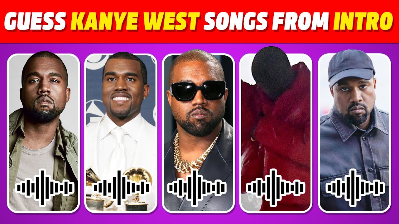 Guess Kanye West songs from the intro | Guess the song quiz | Kanye West Ye Quiz 2025