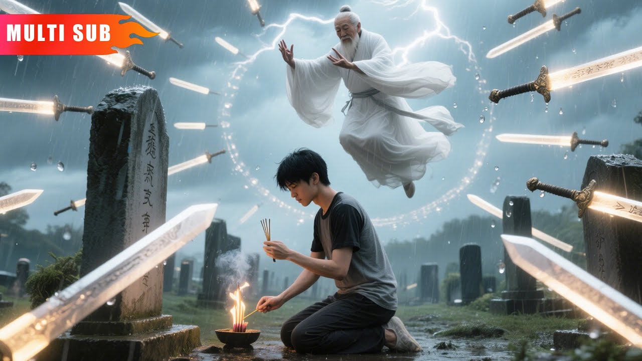 【Multi Sub】小夥祭祖時，爺爺居然破土而出，原來他是修練百年的最強劍仙，還要傳授給孫子至強劍法！#短劇 #爽剧 #打臉