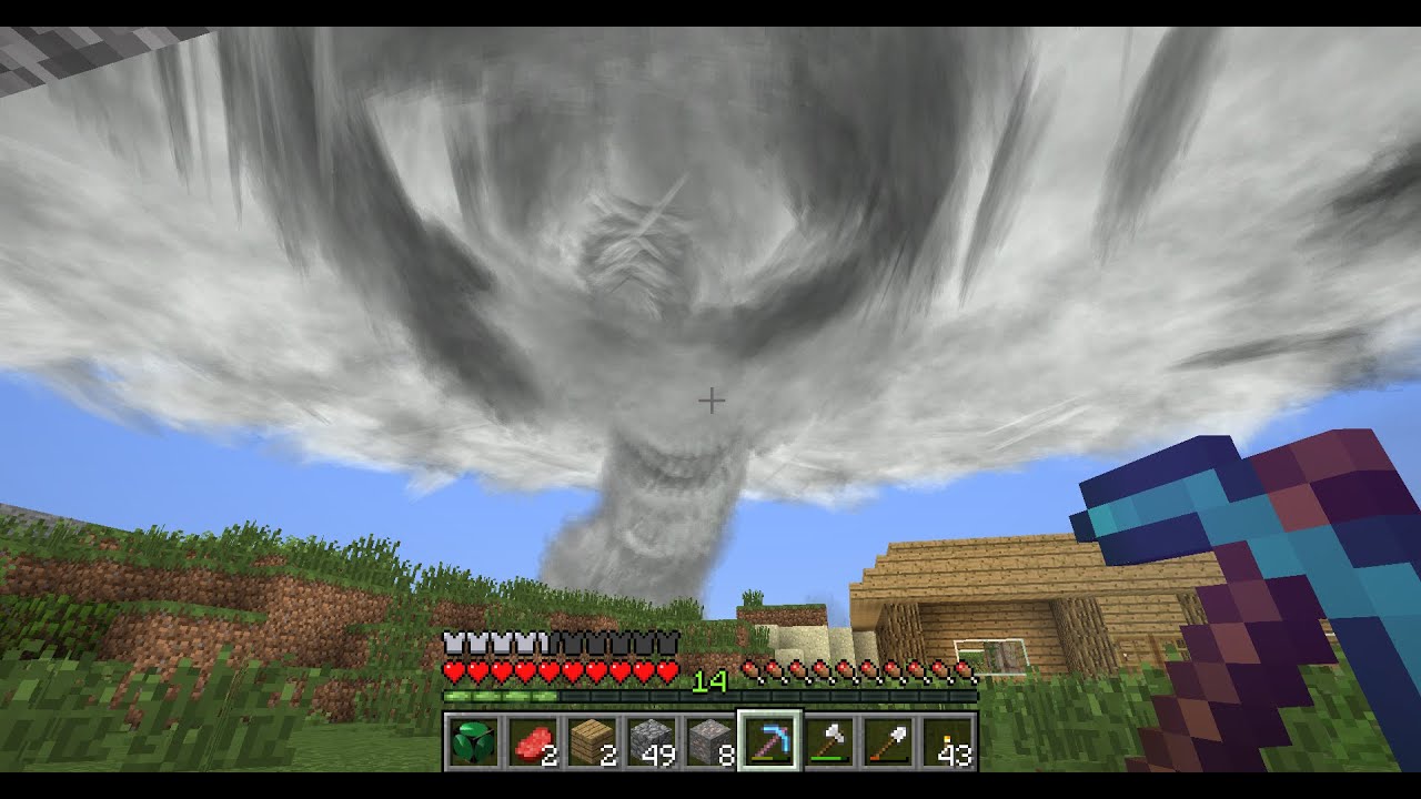 Close Call! Minecraft Tornado Survival S2E9