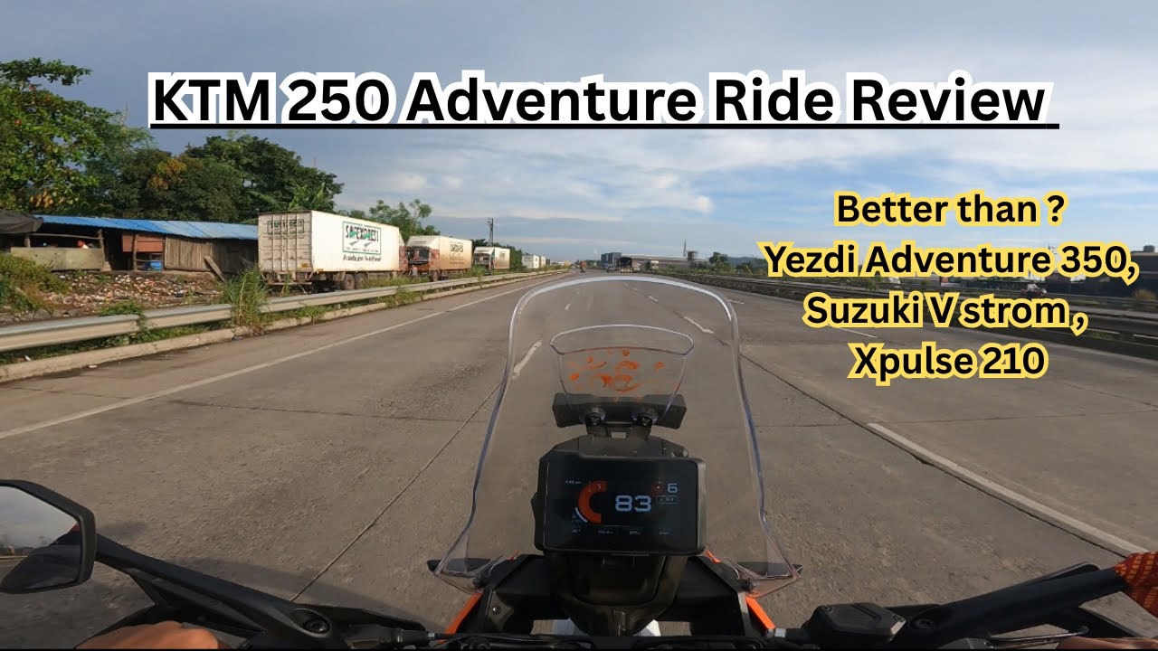 KTM ADVENTURE 250 Ride review and Short Ride #ktmadventure 