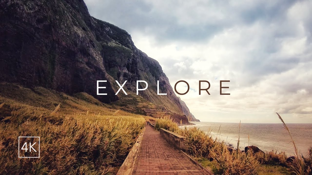 Virtual Hike 4K in Achadas da Cruz, Madeira | Island Coast Scenery and Relaxing Sound