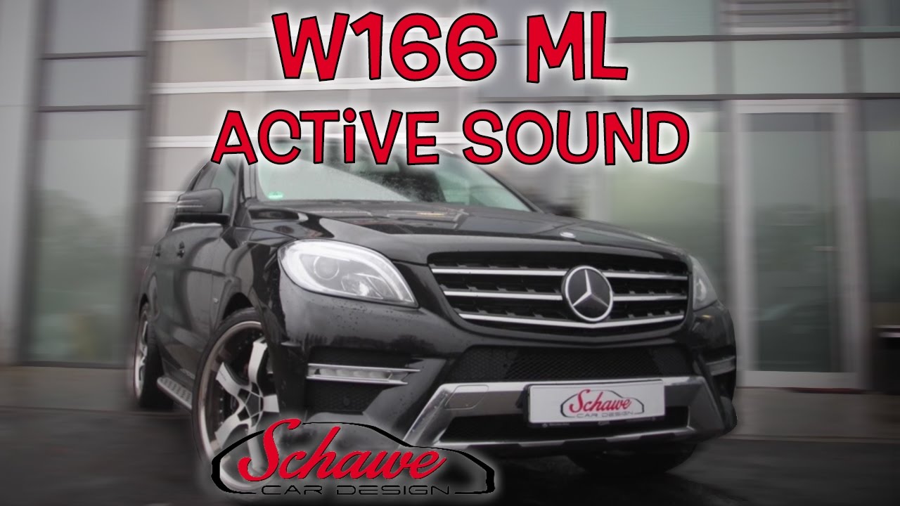 Mercedes Benz W166 ML Active Sound V8 Motorsound Umbau | Schawe Car Design