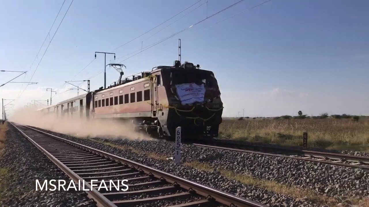 CRS Inspection HIGH SPEED |  Vanchi Maniyachchi  - Tattapparai | Indian Railways #Trains #CRS