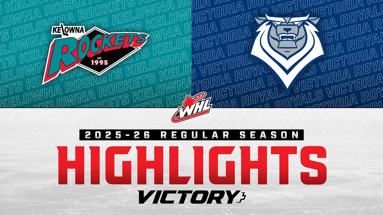 Kelowna Rockets kontra Victoria Royals 22.10 | Najważniejsze momenty WHL 2025-26