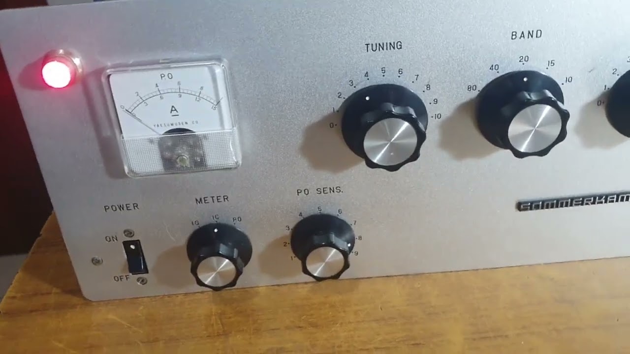 SOMMERKAMP FL-1000 AMPLIFICATORE LINEARE ABBINATO ALLA LINEA FL \ FR-100. TEST DOPO LA RIPARAZIONE.