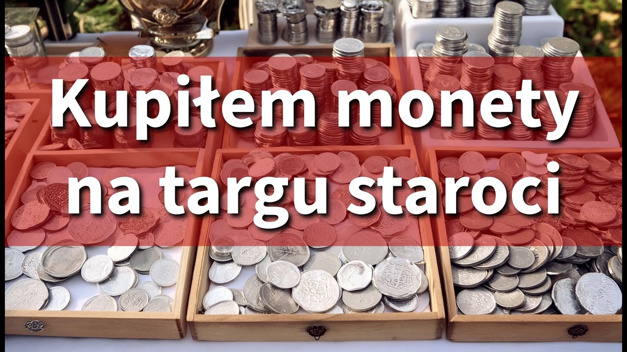 Zakup srebrnych monet na targu staroci - udane zakupy.