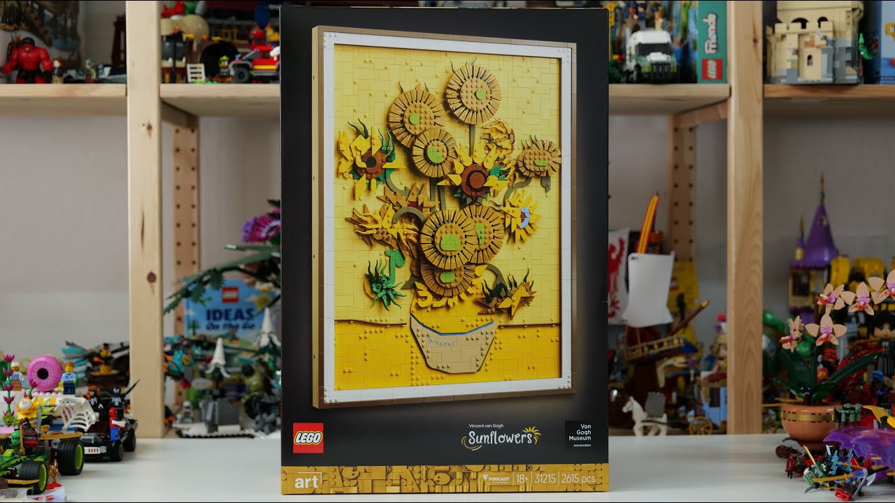 LEGO Art 31215 Vincent van Gogh &ndash; Sunflowers - LEGO Speed Build Review