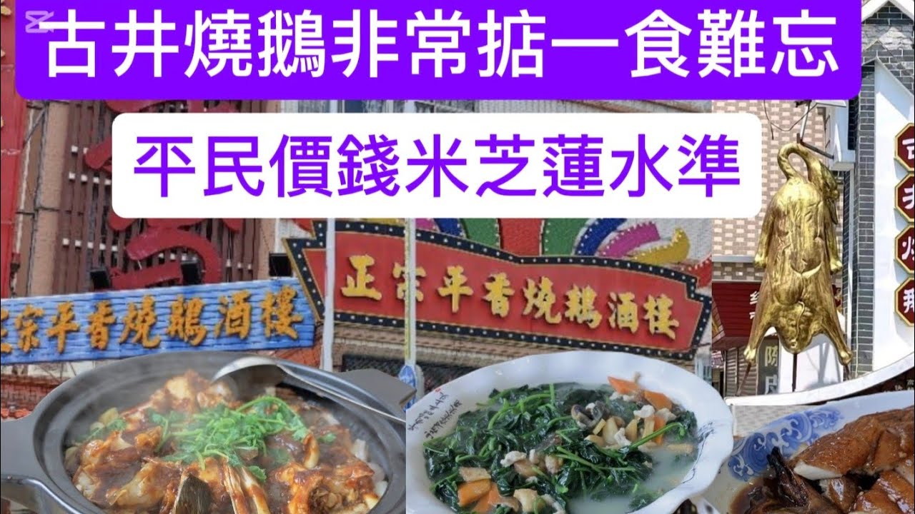 到江門新會必去古井食燒鵝/大眾化價錢/廚神般廚藝/再去新會區睇睇樓盤週邊環境/唔知是不是你想要的居住環境？