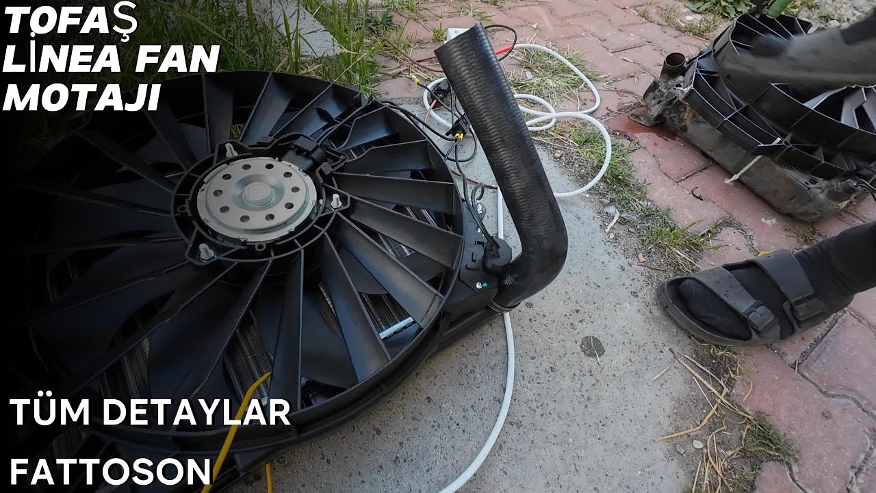 TOFAŞ BÜYÜK FAN LİNEA FANI MONTAJI DETAYLI ANLATIM. SOKETLİ MONTAJ