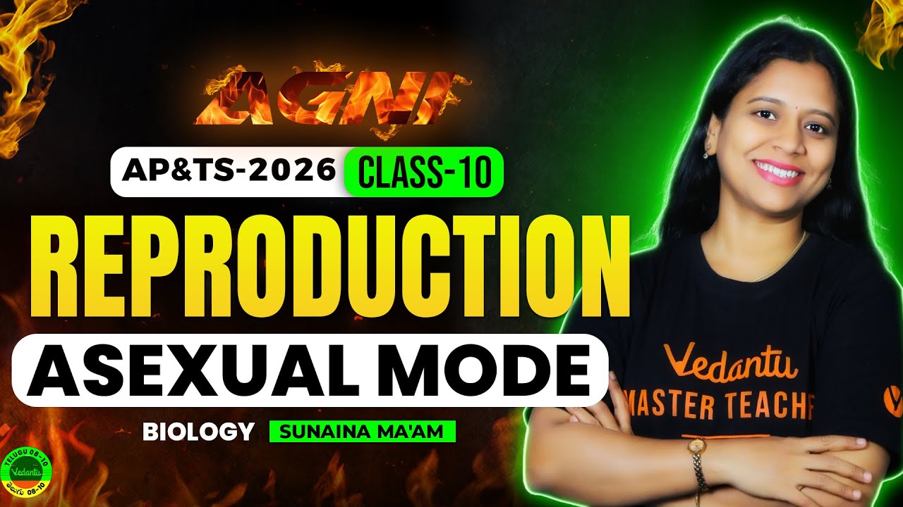 Reproduction | Asexual Mode | Class 10 Biology | TS & AP | Sunaina Ma’am