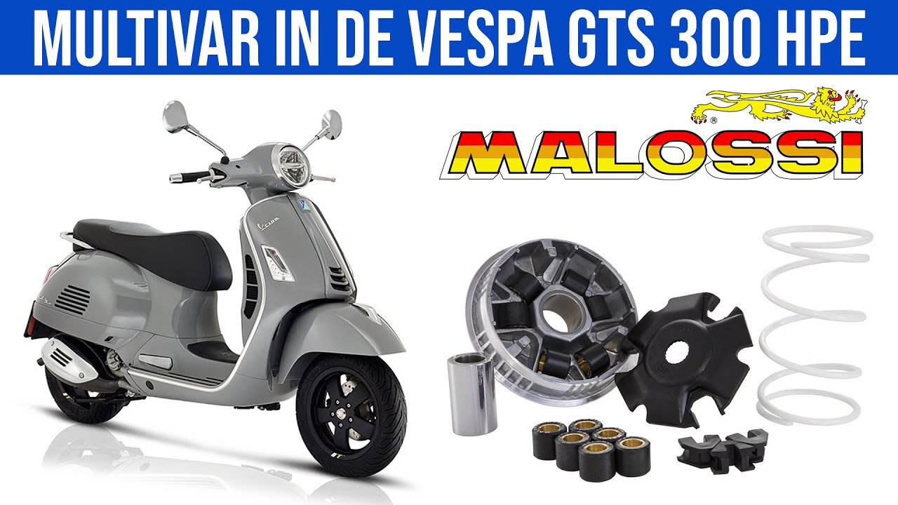 VESPA GTS 300 OPVOEREN ( PERFORMANCE )