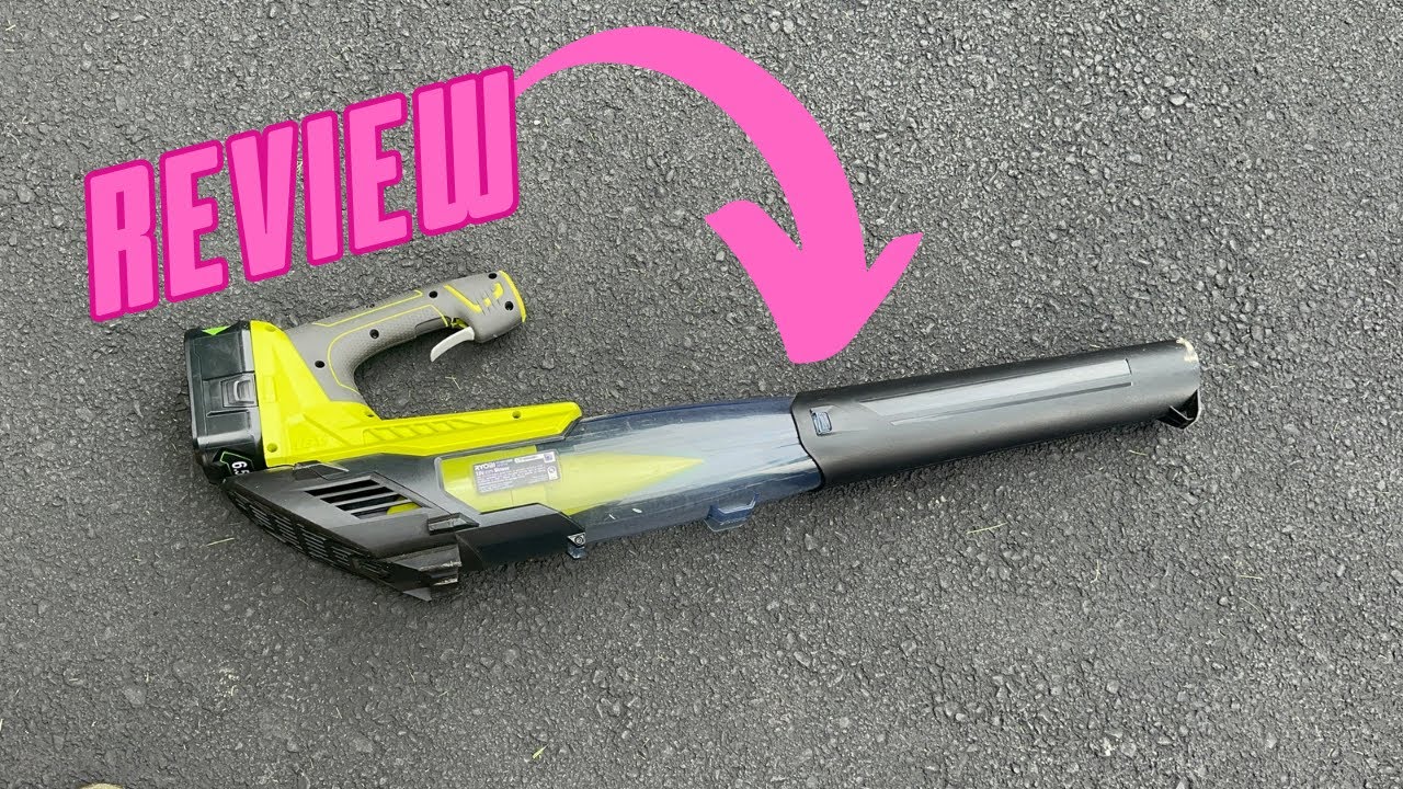 One Minute Tool Review: RYOBI ONE+ 18-Volt Lithium-Ion Cordless Leaf Blower - Bare Tool