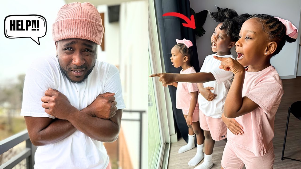SIBLINGS LOCK ANNOYING DAD OUTSIDE, THEY INSTANTLY REGRET IT