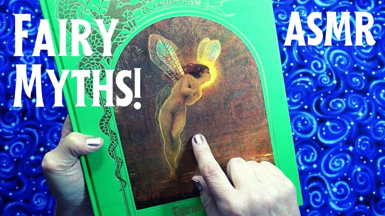 ASMR | Beautifully Illustrated Vintage Book All About Fairies! Whispered Reading