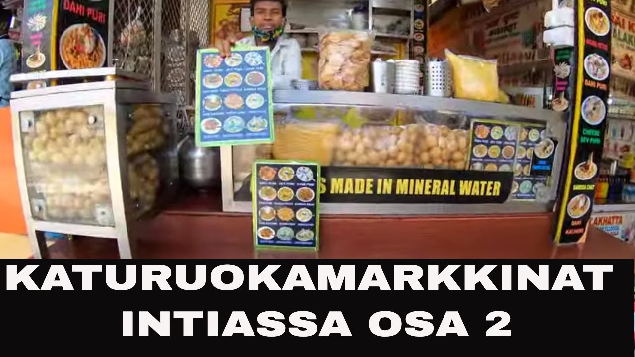 Katuruokaa Intiassa- Juhu Beach Mumbai (osa 2)
