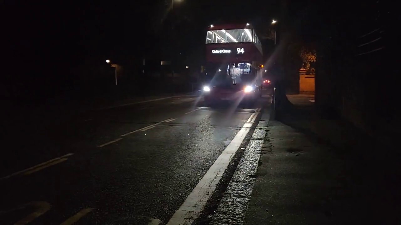 Enviro400EV Artificial Warning Sound at night