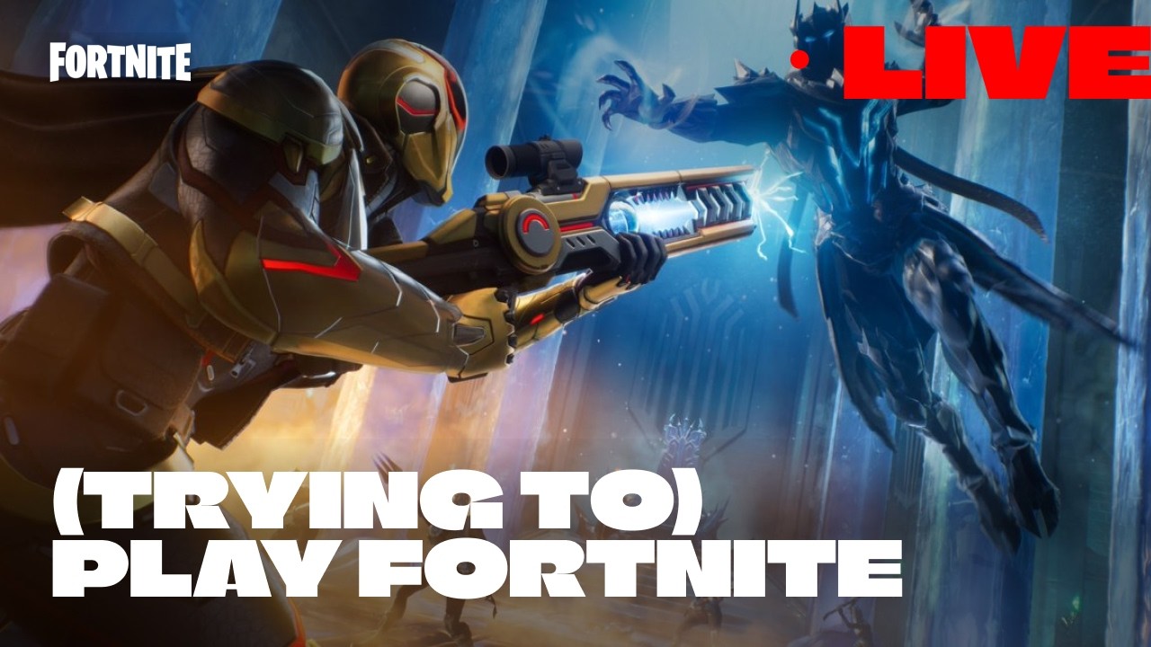 • LIVE | Trying to Play Fortnite — New Season Drop with @RajGotcha